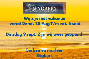 Wij zijn met vakantie